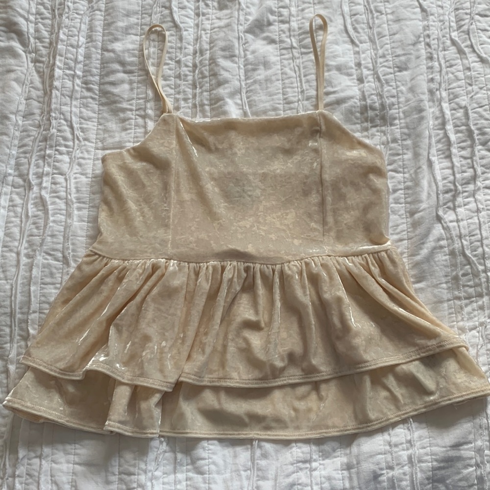 American Eagle velvet tank